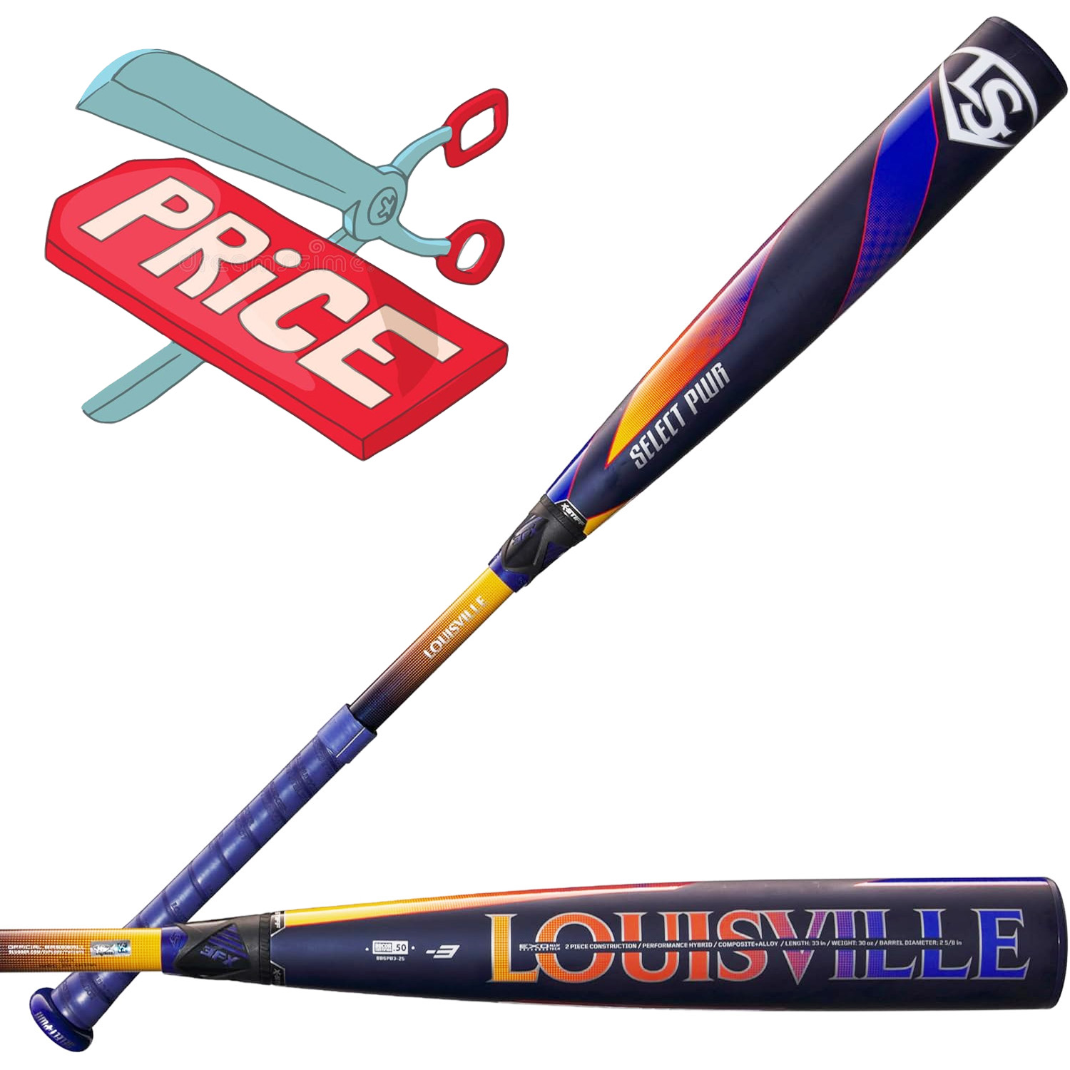 2025 Select PWR BBCOR Bat (-3) | ON SALE