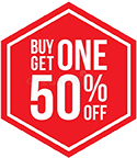Buy one bat - Get a second bat for 50% off