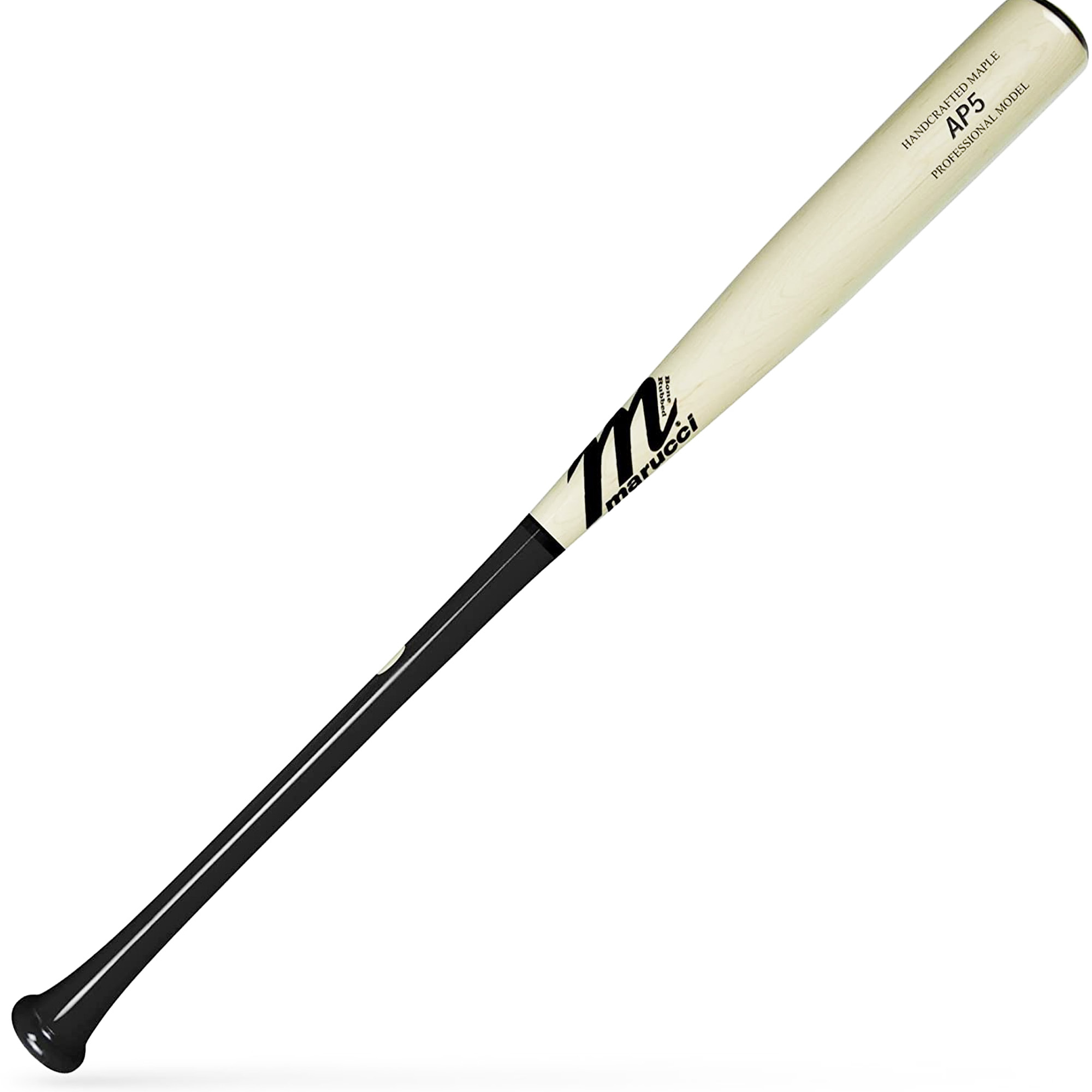 Marucci AP5 Pro Model Maple Maple Wood Bat | Black/Natural | AP5-4 BK/N