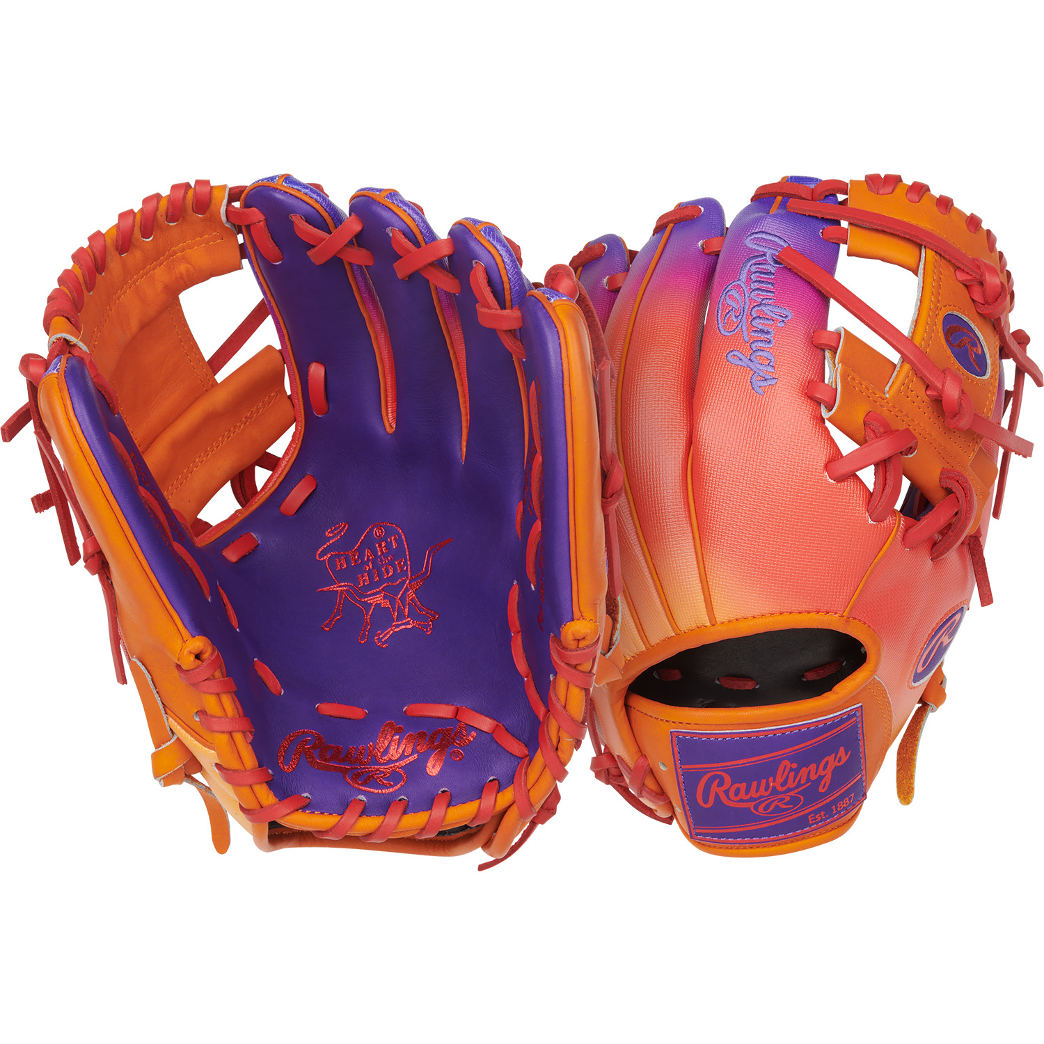 Rawlings Fun Burst HoH | 11.5" Infield Glove | PROR204-2PUO