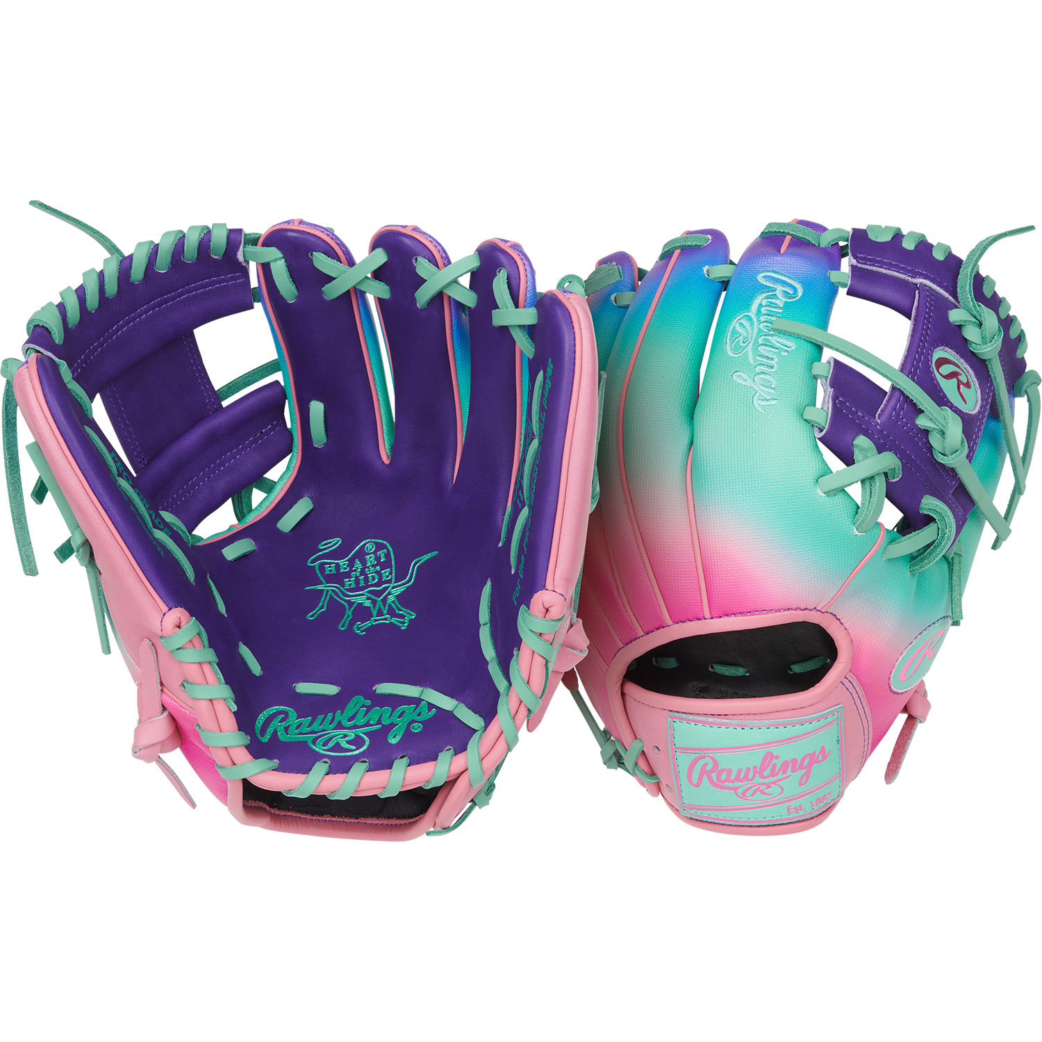 Rawlings Fun Burst HoH | 11.5" Infield Glove | PROR204-2PUP