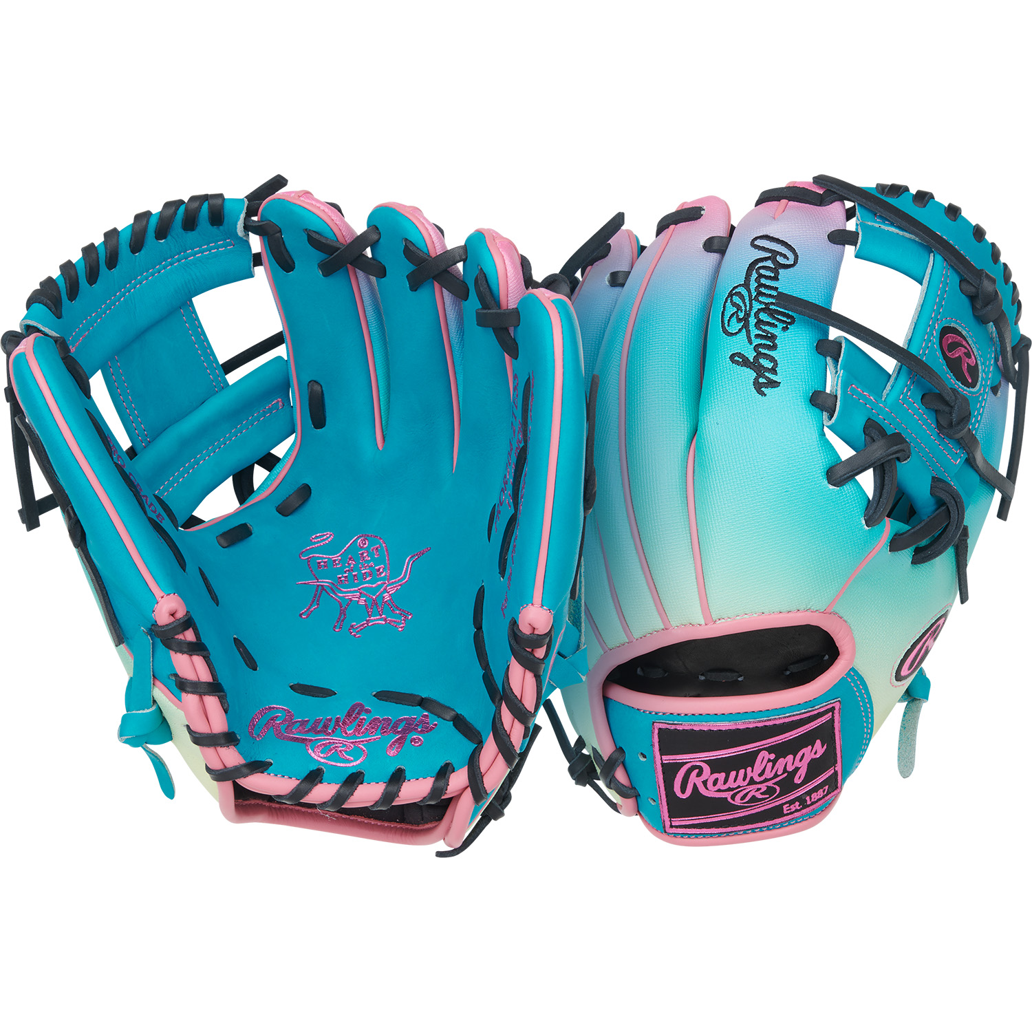 Rawlings Fun Burst HoH | 11.5" Infield Glove | PROR204-2TESS