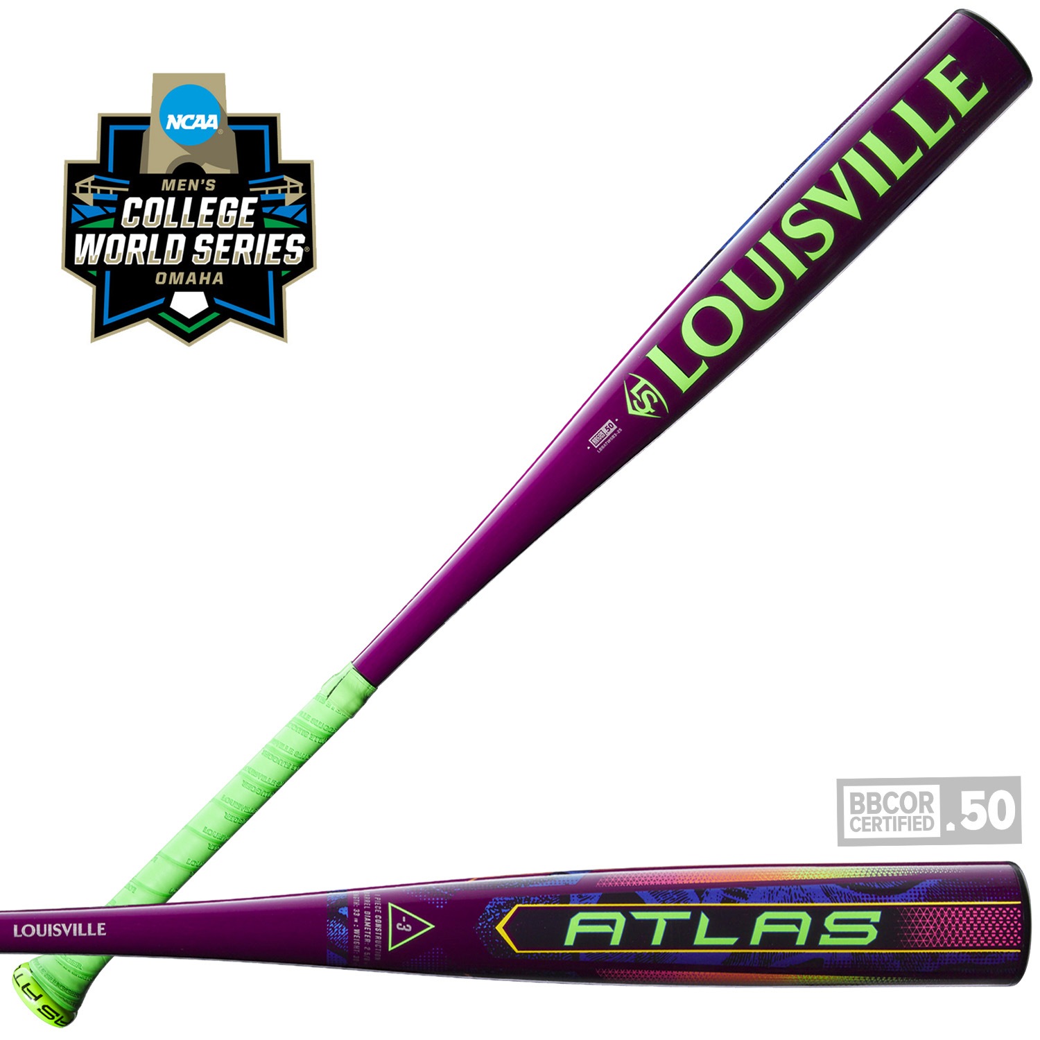 2025 Atlas Neon Energy BBCOR (-3) | College World Series| WBL4164010