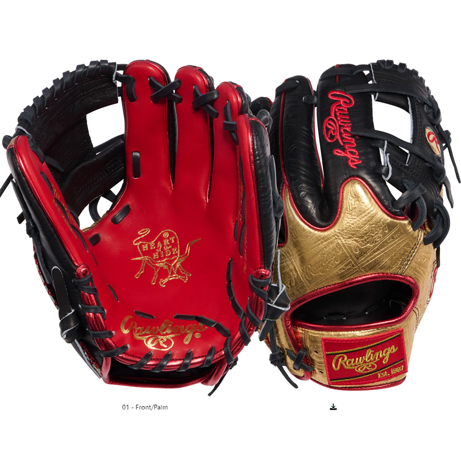 Rawlings Gold Glove Series 硬式グローブ 赤 Rawlings Gold Glove Club | Heart of the Hide | 11.5